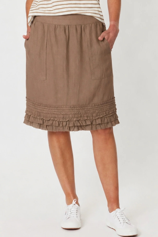 Ruffle Hem Skirt