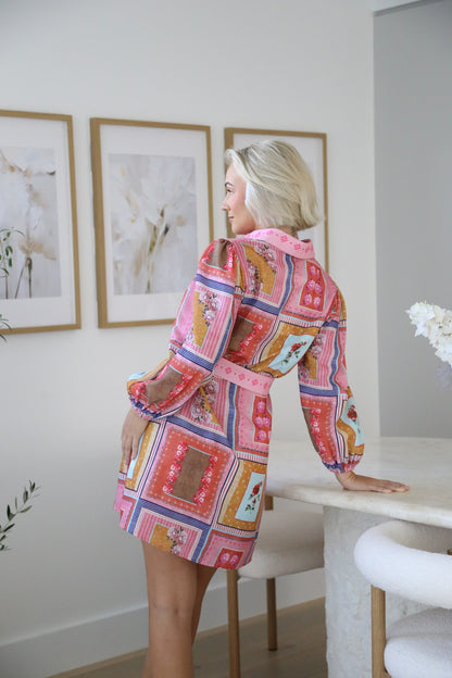 Sweet Peony Patch Dress