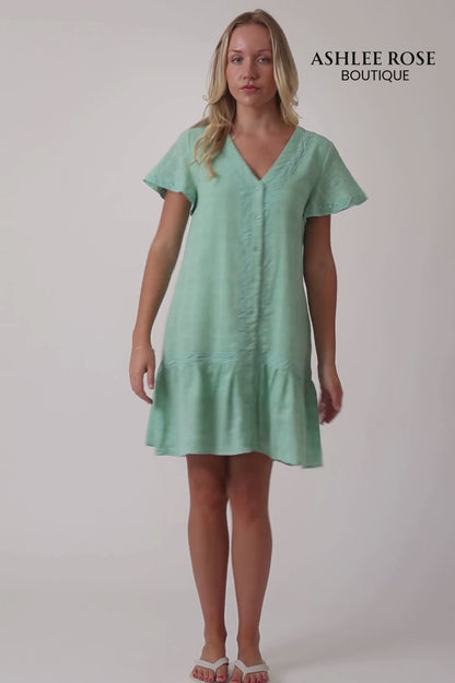 Mint Breeze Dress