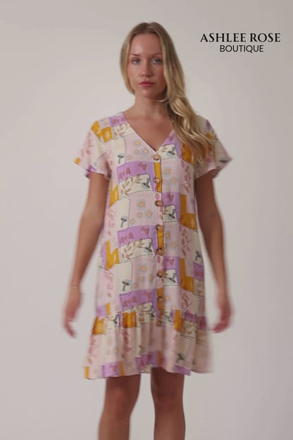 Cala Button Dress